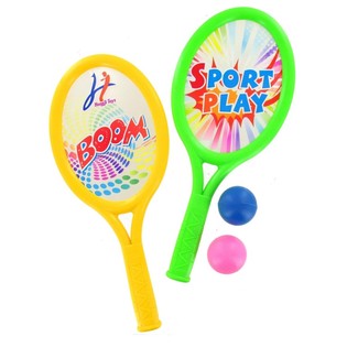 Jogo de Raquetes com Bolas (3 un.)