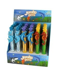 CANETA PEIXE JUMBO EM EXPOSITOR (24 un.)