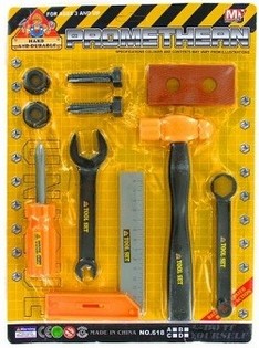 Conjunto de ferramentas de brinquedo (6 pe&ccedil;as)