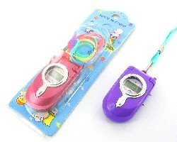Rel&oacute;gio LCD Pendente em Forma de Telem&oacute;vel (24 un)