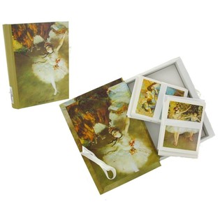 LIVRO DE POSTAIS - MODELO BAILARINAS DE DEGAS (1 un.)