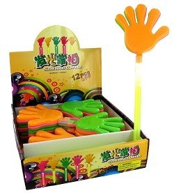 M&atilde;os de Aplaudir Luminosas Glow Stick (12 un.)