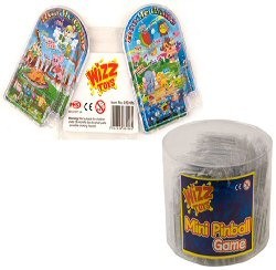 MINI JOGO DE FLIPPER EM TUBO (48 un.)