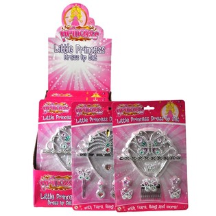 Conjunto de Tiara de Princesa em Cart&atilde;o (24 un.)