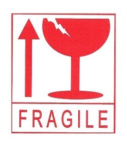 Etiqueta FRAGILE / Autocolante FR&Aacute;GIL (45 folhas)