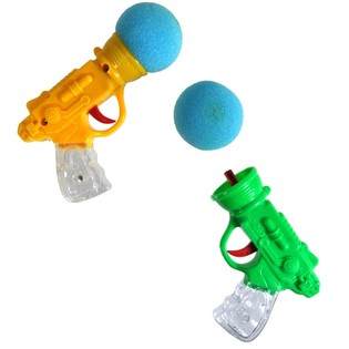 PISTOLA DE BRINQUEDO COM BOLA DE LAN&Ccedil;AMENTO (24 un.)
