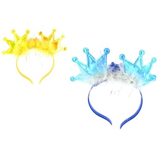 TIARA COM COROAS LUMINOSAS (12 un.)