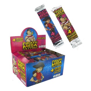 TATUAGENS DE PIRATA COM DOCES (30 un.)
