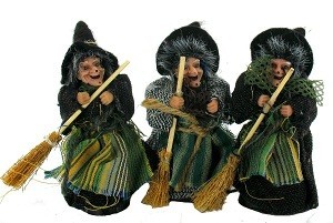 BRUXAS DE DECORA&Ccedil;&Atilde;O 12 CM (6 uds.)