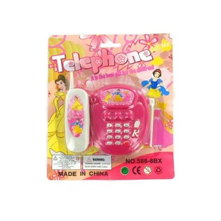 TELEFONE DE BRINQUEDO COM M&Uacute;SICA (6 un.)