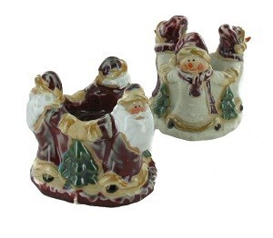 SUPORTE DE VELA DE NATAL (2 un.)
