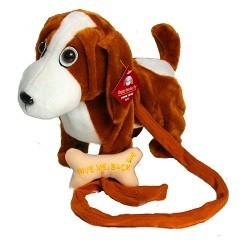 WALKING THE DOG - C&atilde;o de Brinquedo que Anda com Trela