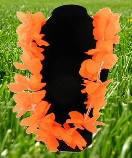 Colar Havaiano Laranja Mundial Futebol (12 un.)