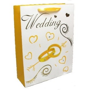 Saco de Oferta para Casamento - Dourado (12 un.)