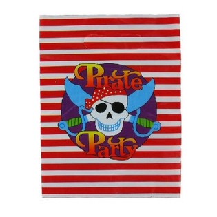 10 Sacos de Anivers&aacute;rio - Pirate Party (6 conjuntos)