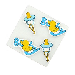 AUTOCOLANTES DECORATIVOS - AZUL BEB&Eacute; (20 un.)