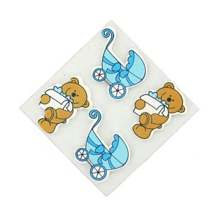 Autocolantes Decorativos - Azul Beb&eacute; (Conjunto de 20)