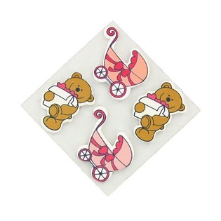 Autocolantes Decorativos - Cor-de-Rosa Beb&eacute; (20 un.)