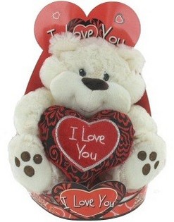 Urso de Pel&uacute;cia Grande 'I Love You' (2 uni.)