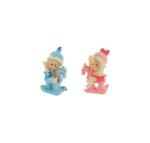 Decora&ccedil;&atilde;o Beb&eacute; em Cavalo de Balan&ccedil;o 5 cm (24 un.)