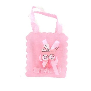 Sacos de Lembran&ccedil;a de Nascimento - Carrinho de Beb&eacute; Rosa (12 un.)