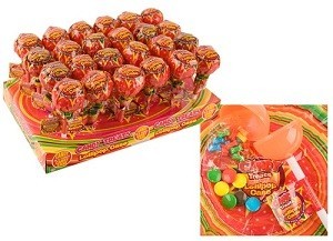 Chupa-Chupa Gigante Recheado com Doces (24 un.)