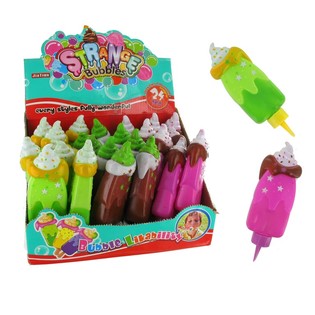 Pompas de sab&atilde;o em forma de gelado (24 un.)