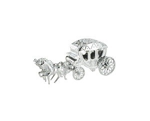 Pequena Carruagem de Casamento Decorativa (12 un.) - Decora&ccedil;&atilde;o de Casamento Grossista