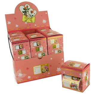 Autocolantes para Presente/Cart&atilde;o - Modelo Flores (12 un.)