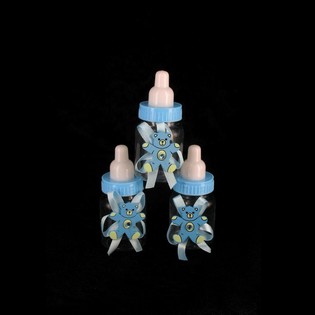 BIBER&Atilde;O DECORATIVO AZUL COM URSINHO (12 un.)