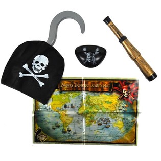Conjunto de jogo pirata de 4 pe&ccedil;as (24 un.)
