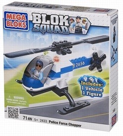 HELIC&Oacute;PTERO DE POL&Iacute;CIA MEGABLOKS BLOK SQUAD - 2433 (1 un.)