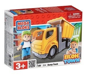 Cami&atilde;o de Caixa Aberta Mega Bloks Blok Town - 354 (2 un.)