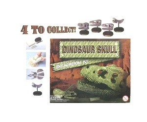Kit de Escava&ccedil;&atilde;o de Cr&acirc;nio de Dinossauro (12 un.)