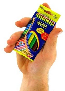 LÁPIS DE CORES PEQUENOS (24 un)