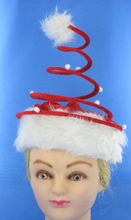 GORRO DE NATAL EM ESPIRAL (12 ud.)