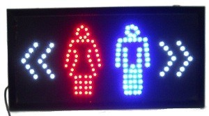 PAINEL PUBLICIT&Aacute;RIO LED - CASAS DE BANHO
