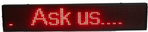 Painel LED Publicit&aacute;rio para Carro 100x20cm
