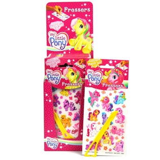 AUTOCOLANTES TRANSFER&Iacute;VEIS MY LITTLE PONY EM EXPOSITOR (48 un.)