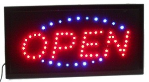 PAINEL PUBLICIT&Aacute;RIO LED - OPEN 2 CORES