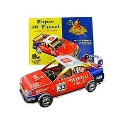 SUPER PUZZLE 3D "WORLD RALLY" (6 un.)