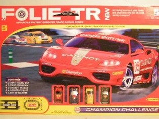 Grande Pista de Corridas Set 215 cm com 4 carros