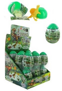 OVO SURPRESA COM DINOSSAURO E DOCES (18 un.)
