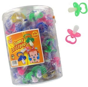 CHUPETAS DE DOCE EM TUBO (60 un.)