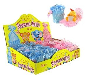 Embalagem de Oferta de Beb&eacute; com Doces e Peluche (24 un.)