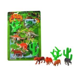 CONJUNTO DE BRINQUEDOS ZOOL&Oacute;GICO (12 un.)