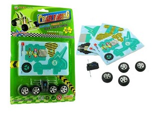 Puzzle 3D de espuma Kart com motor (24 un)