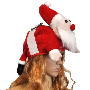 GORRO PAI NATAL NA CABEÇA (3 un.)