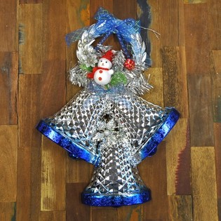 Cabide de Porta Grande Sinos de Natal (2 uni.)