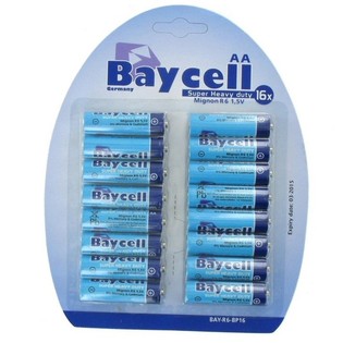 PILHAS "BAYCELL" AA - SUPER HEAVY DUTY (10x16 unidades)